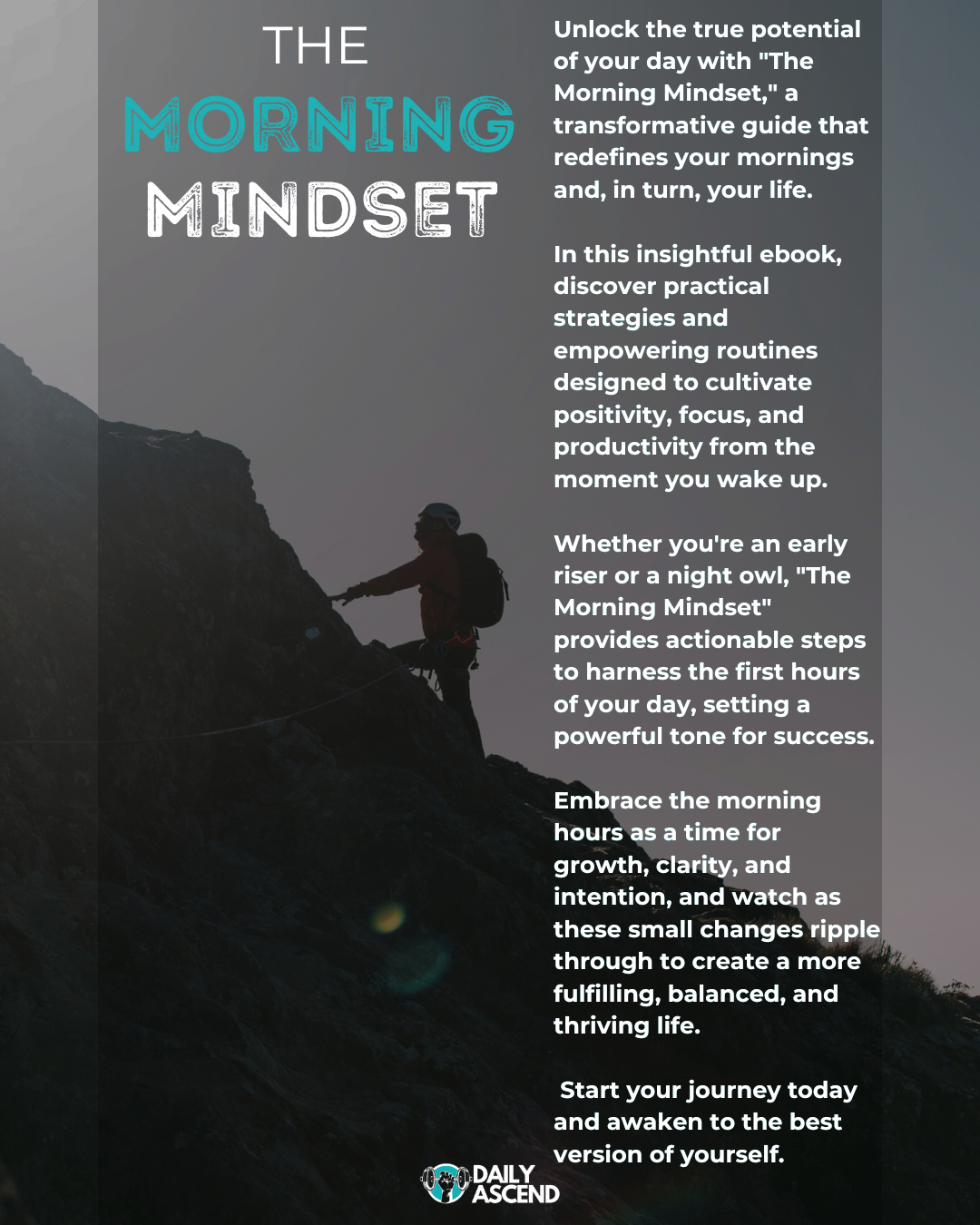 THE MORNING MINDSET E- BOOK